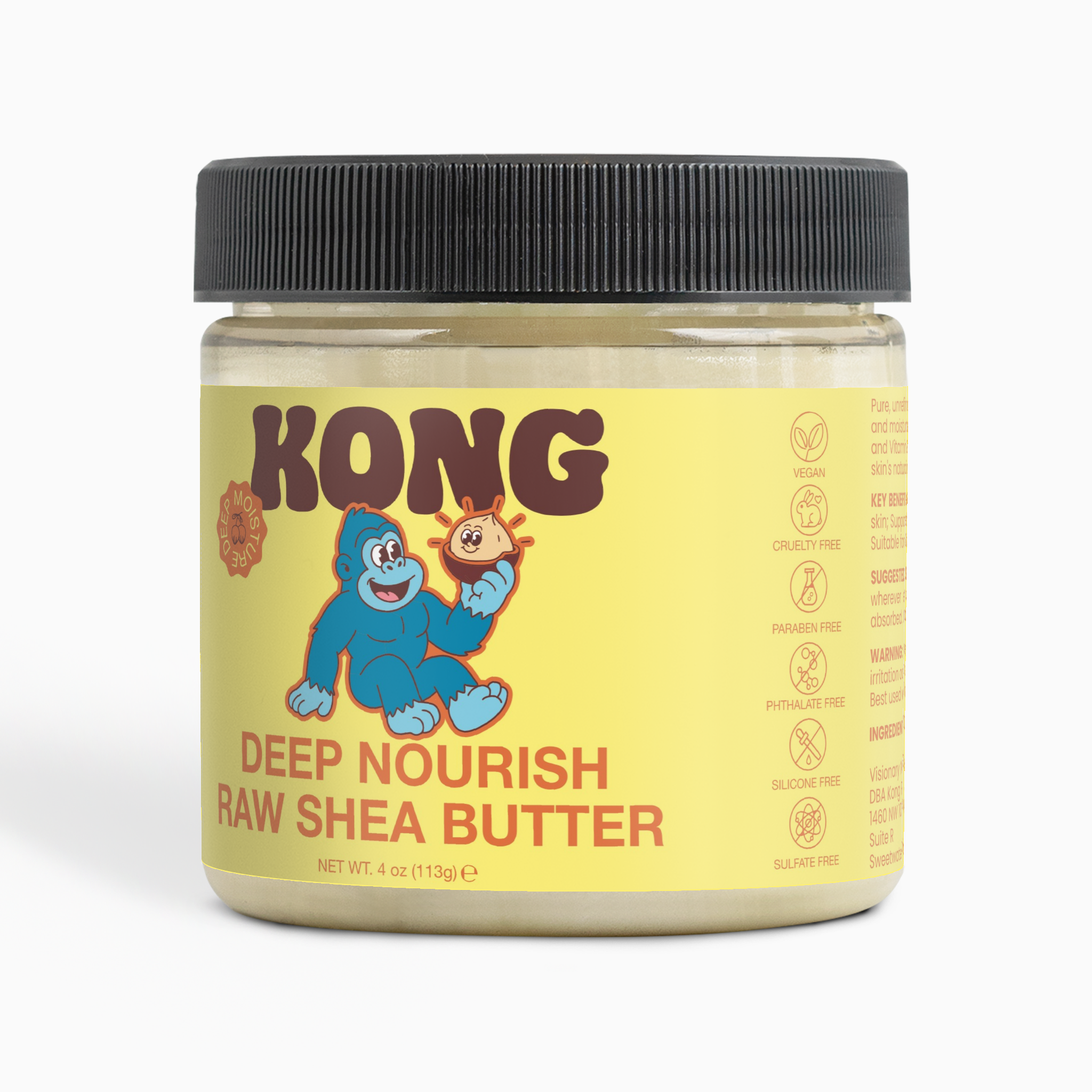 KONG Raw Shea Butter – Deep Nourish