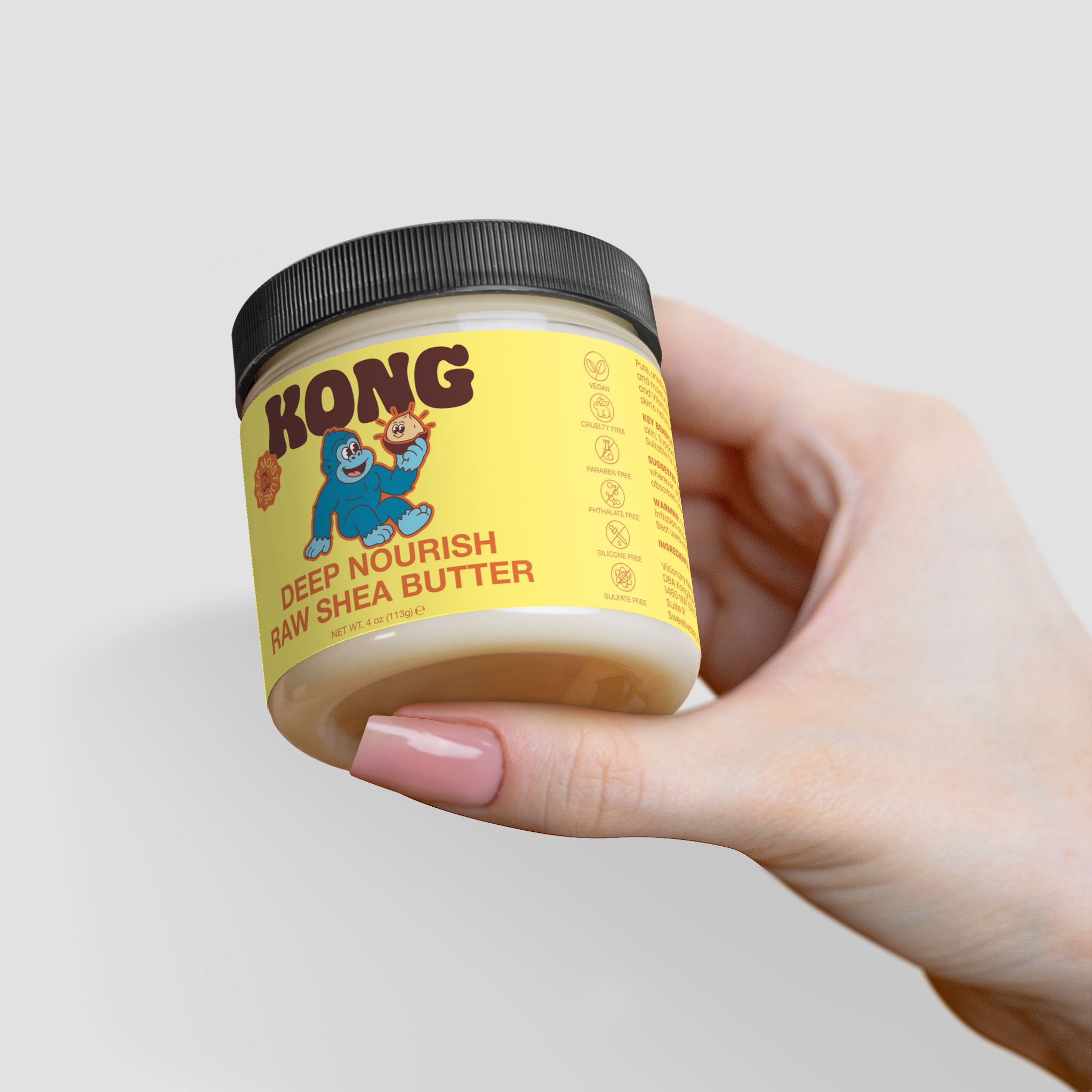 KONG Raw Shea Butter – Deep Nourish