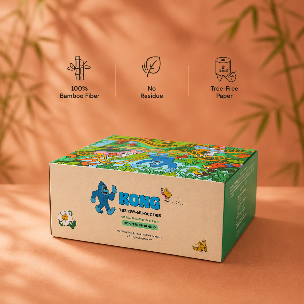 KONG STARTER · 6 ROLLS · TRY RISK FREE