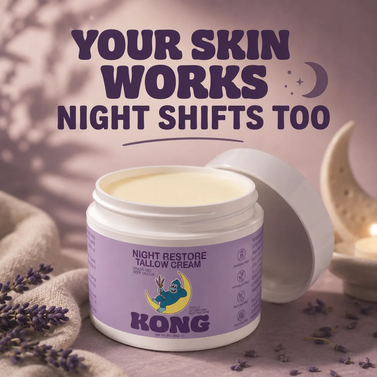KONG Night Restore Tallow Cream